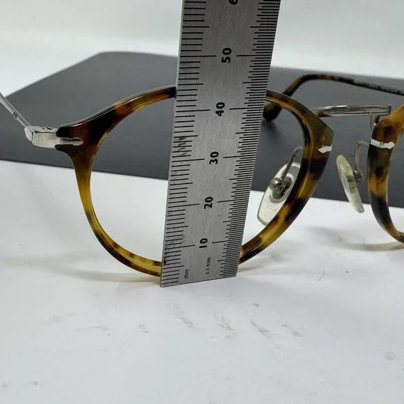 Persol 3046 108 83 49 [] 21 -140 Round Brown Eyeglasses Frame Italy .